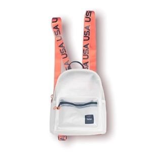 Forever 21 White NASA Semi-transparent Backpack